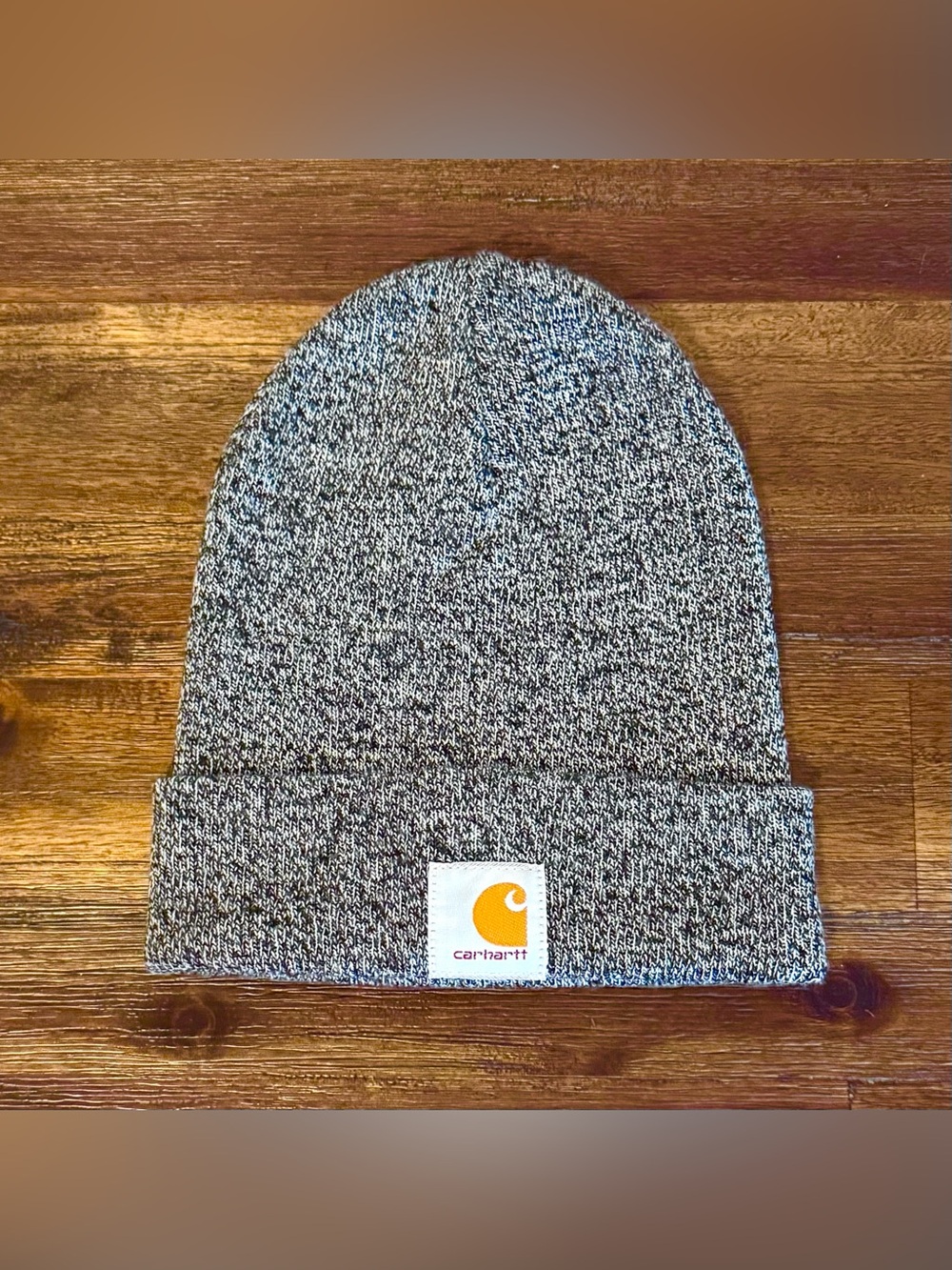 Carhartt Knit Cuffed Beanie Hat Gray One Size Adult Winter Cap SUMMER DEAL Swift
